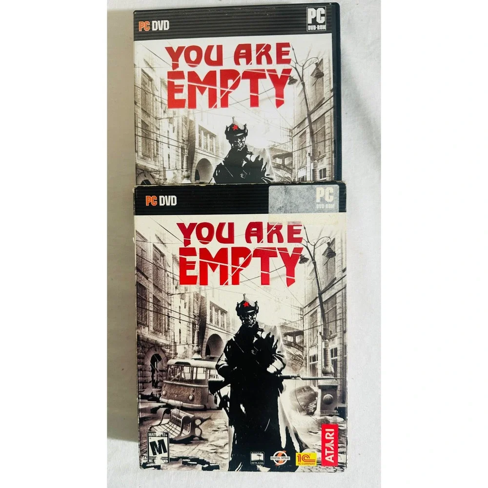 You Are Empty PC Game 2007 CIB Atari Cult Survival Horror W/ Slipcover Manual